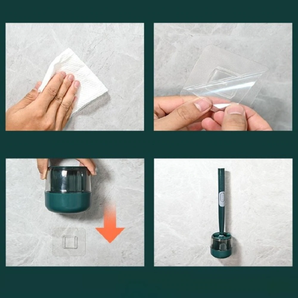BristleFlex - Flexible Toilet Brush With Dispenser
