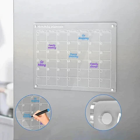 Calendly - Acrylic Magnetic Calendar Board