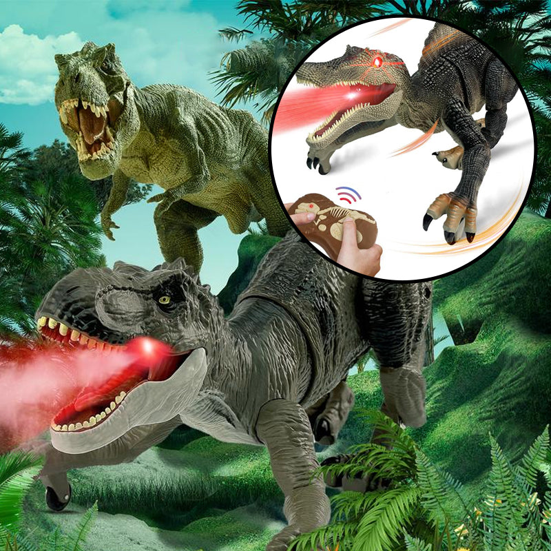 DinoMaster RC - Remote Control Dinosaur Toy with Mist Effect