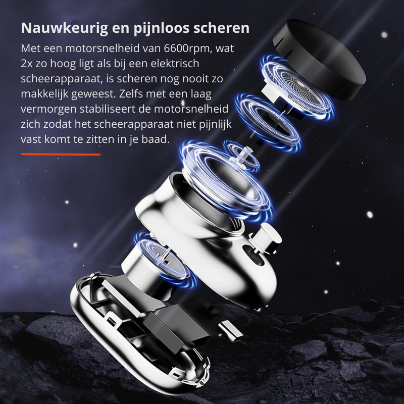 PocketShave - Compact Travel Shaver for On-the-Go Grooming