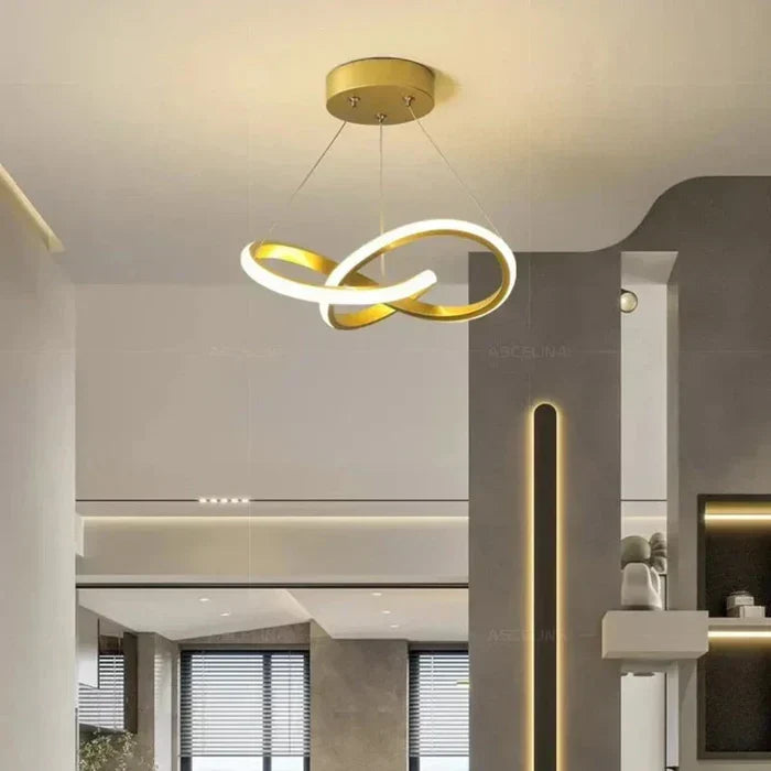 WaveGlow Ceiling Light - Stylish LED Ceiling Lamp with Remote Control