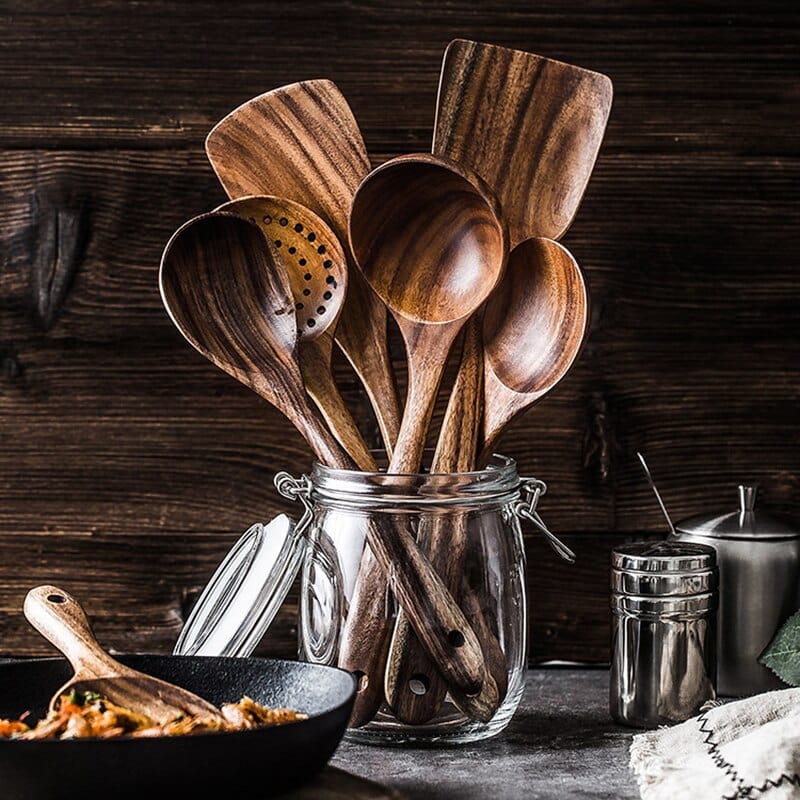 TeakCraft - Sustainable Teak Wood Kitchen Utensils
