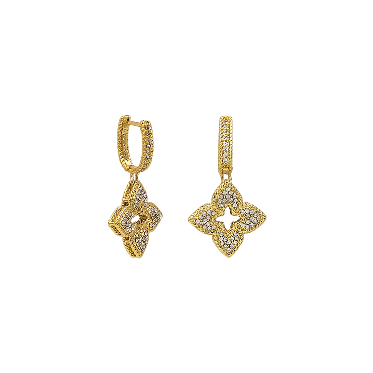 Florabelle - Sparkling Flower Earrings