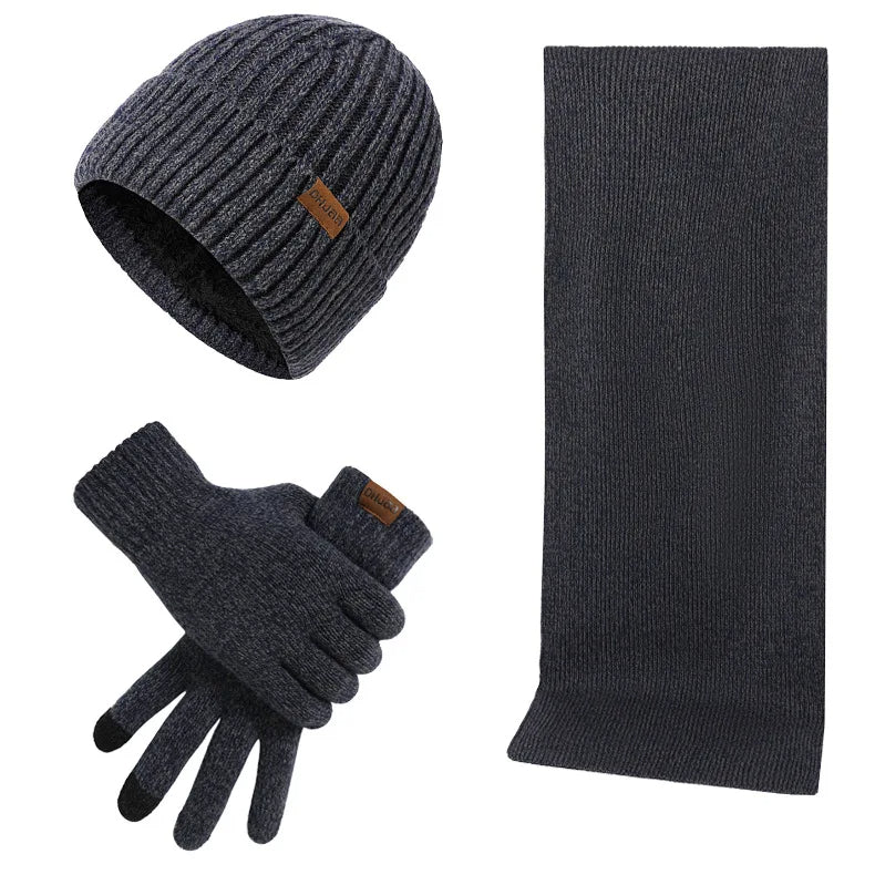 ArcticStyle - Trendy Winter Set with Hat and Gloves