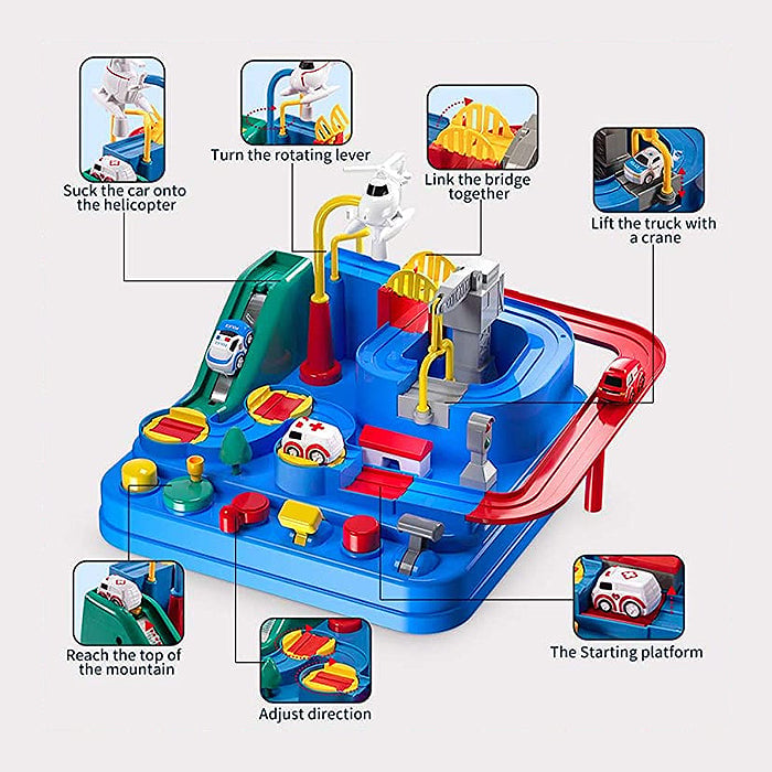 RescueTrack Adventure Set - Educational Toddler Learning Toy