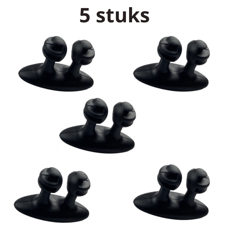 ChargeTidy Hangers - Cable Organizer Clips (5-Pack)