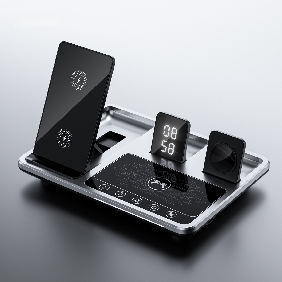 PowerPro Charger - 4-in-1 Wireless Charging Station