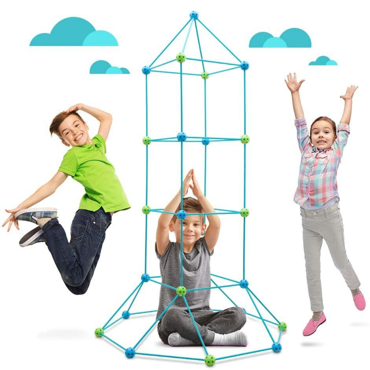 CreativeBuilder Tent - Build-Your-Own Fort for Creative Play