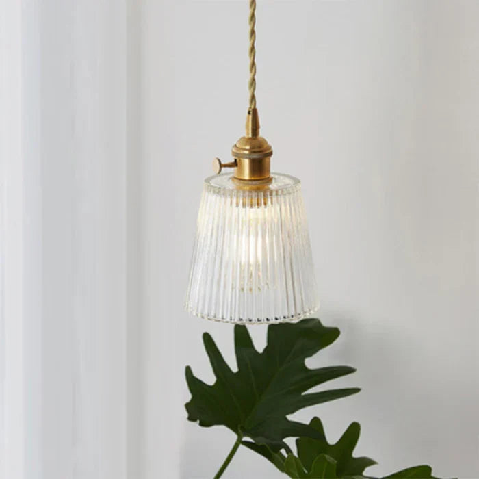 OpulentGlow Pendant - Elegant Handblown Glass Pendant Light