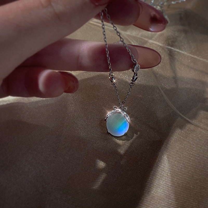 Firefly Moonstone Necklace - Unique and Radiant Design