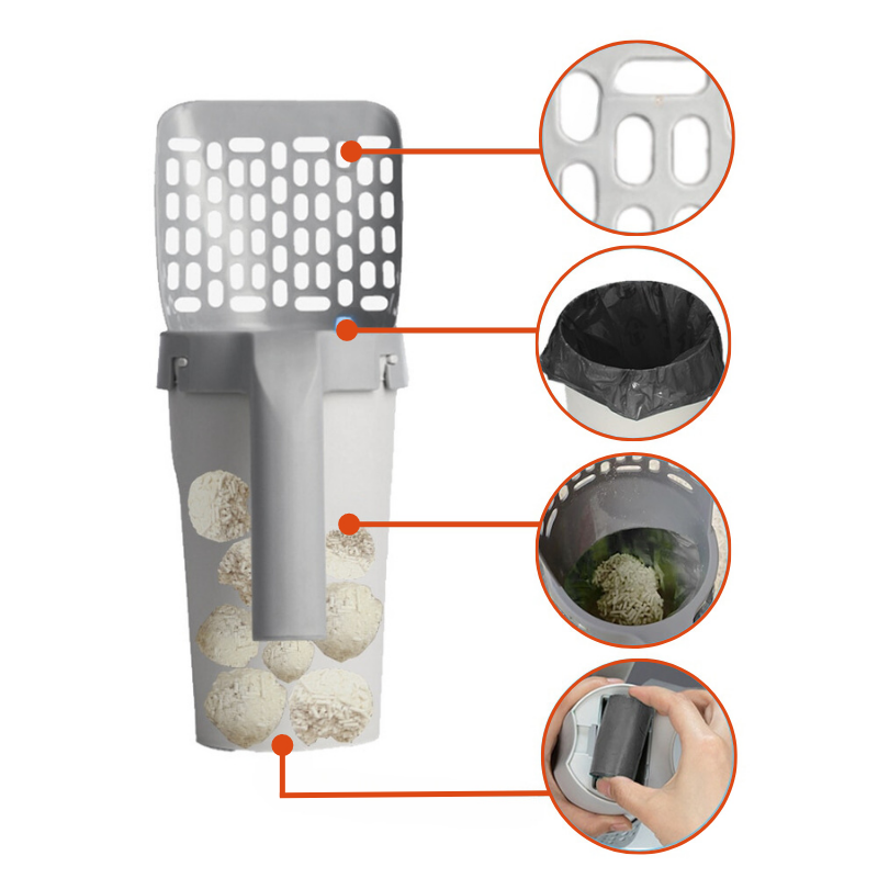 EasyScoop - Hygienic Odor-Free Cat Litter Scooper
