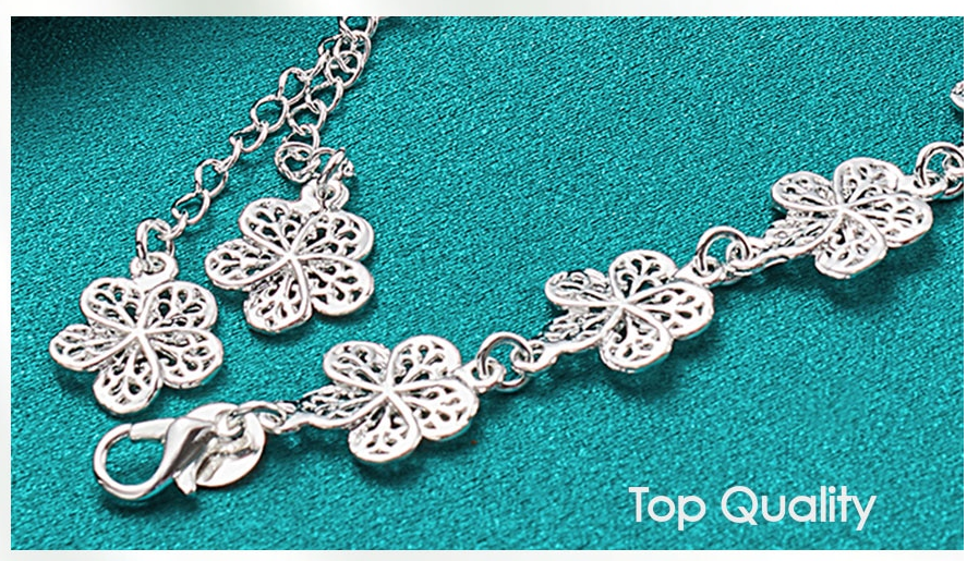 AveleLink - Elegant Silver Filigree Bracelet with Unique Links