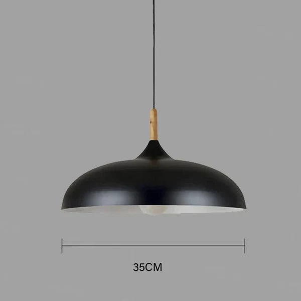 ScandiLuxe Ceiling Light - Scandinavian Oak Wood Pendant Design