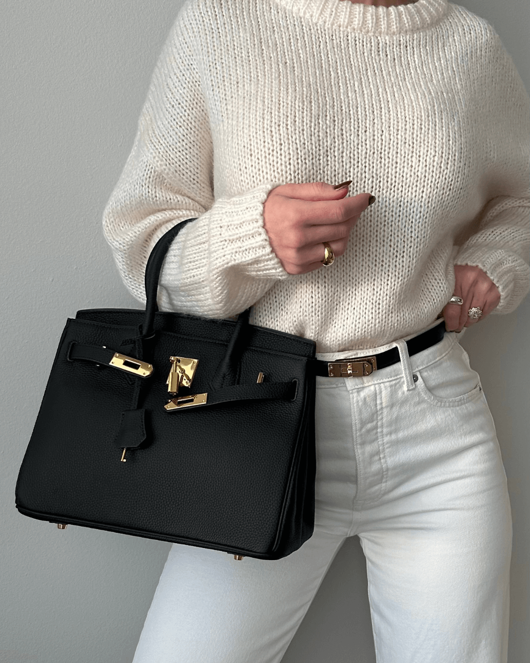 LuxaBelle Bag - Elegant Leather Handbag for Women