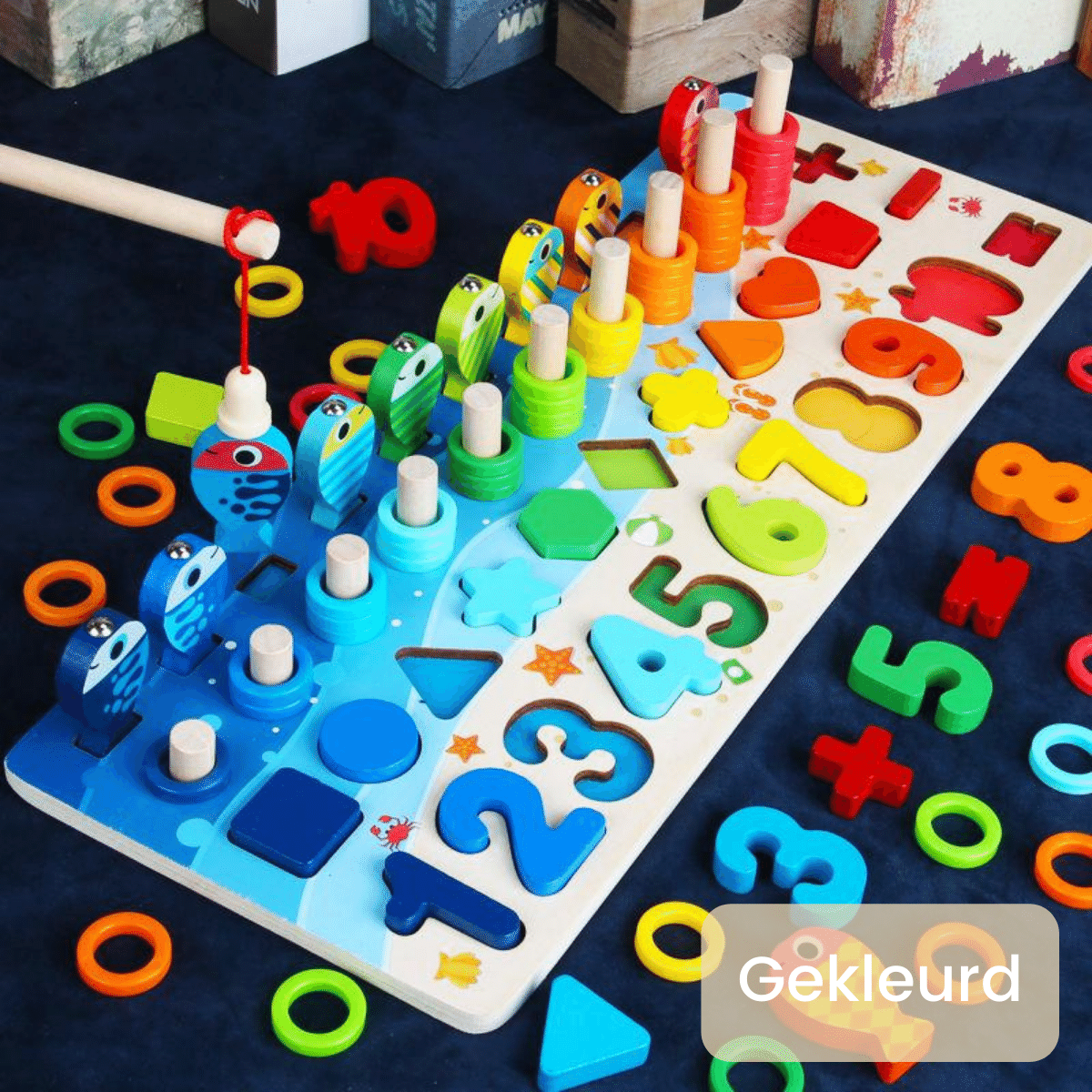 SafariExplorer - Wooden Montessori Toddler Activity Board