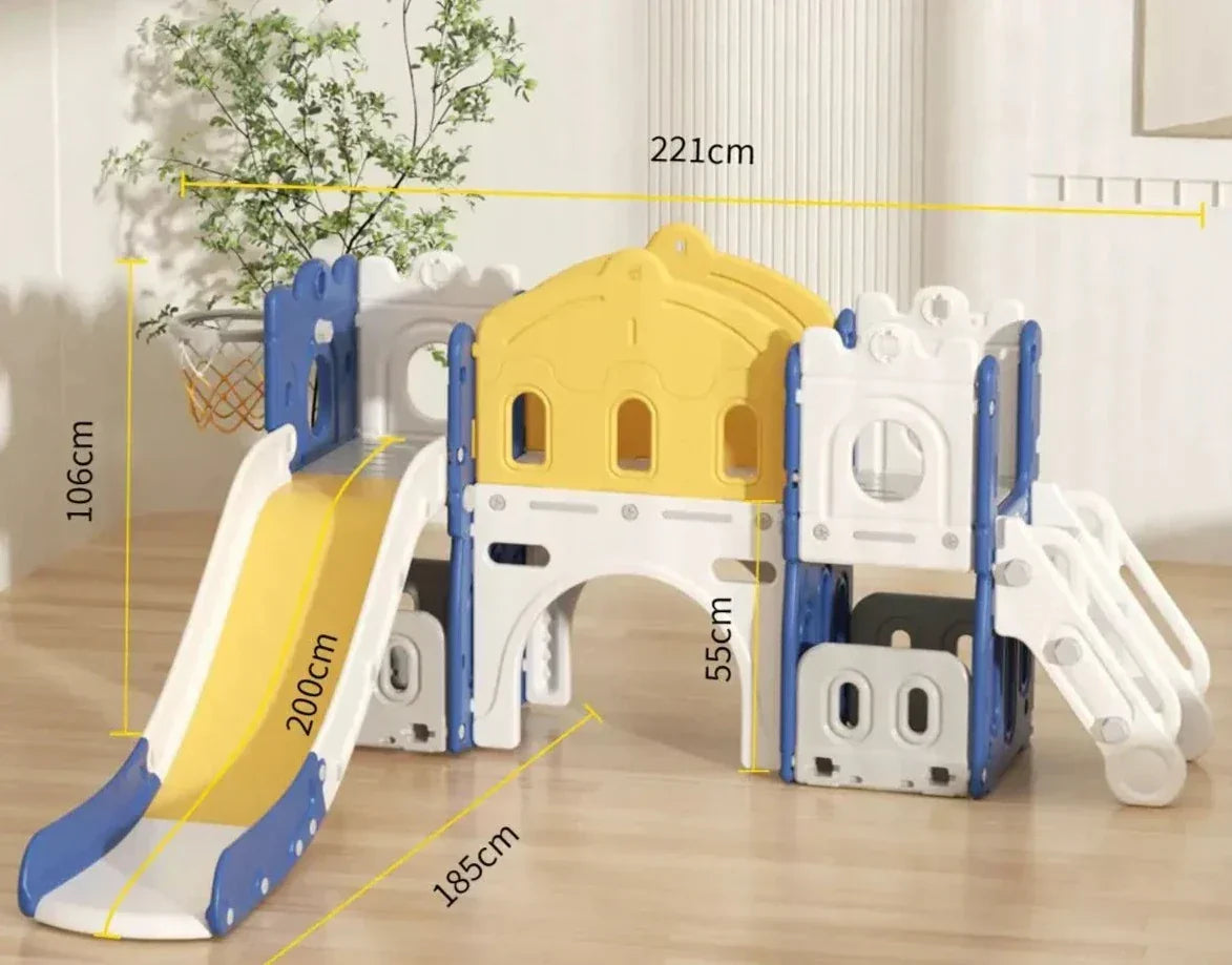 Mini Play Haven - Multifunctional Swing and Slide Set