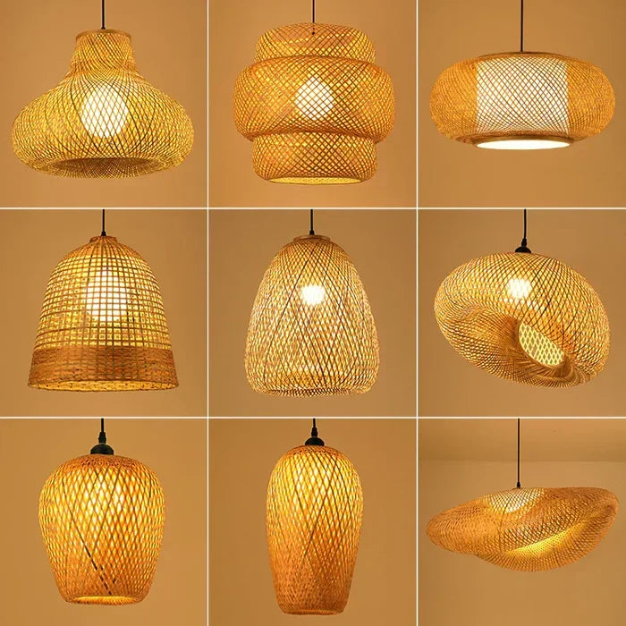 RayaLight - Handmade Rattan Pendant Lamp for Your Home