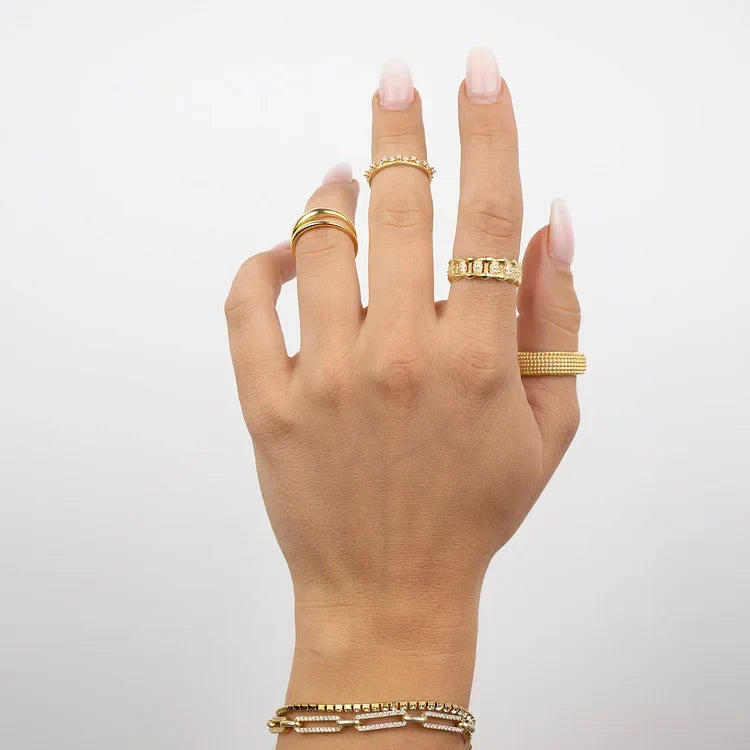 Aluna - Elegant Double Band Ring