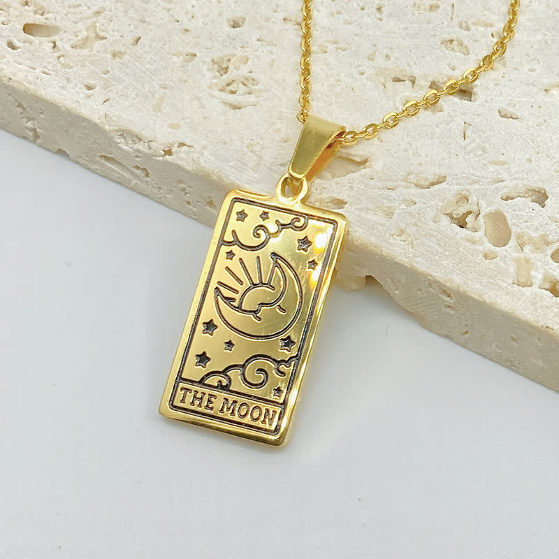 Cyrenna - Vintage Tarot Card Luck Charm Necklace