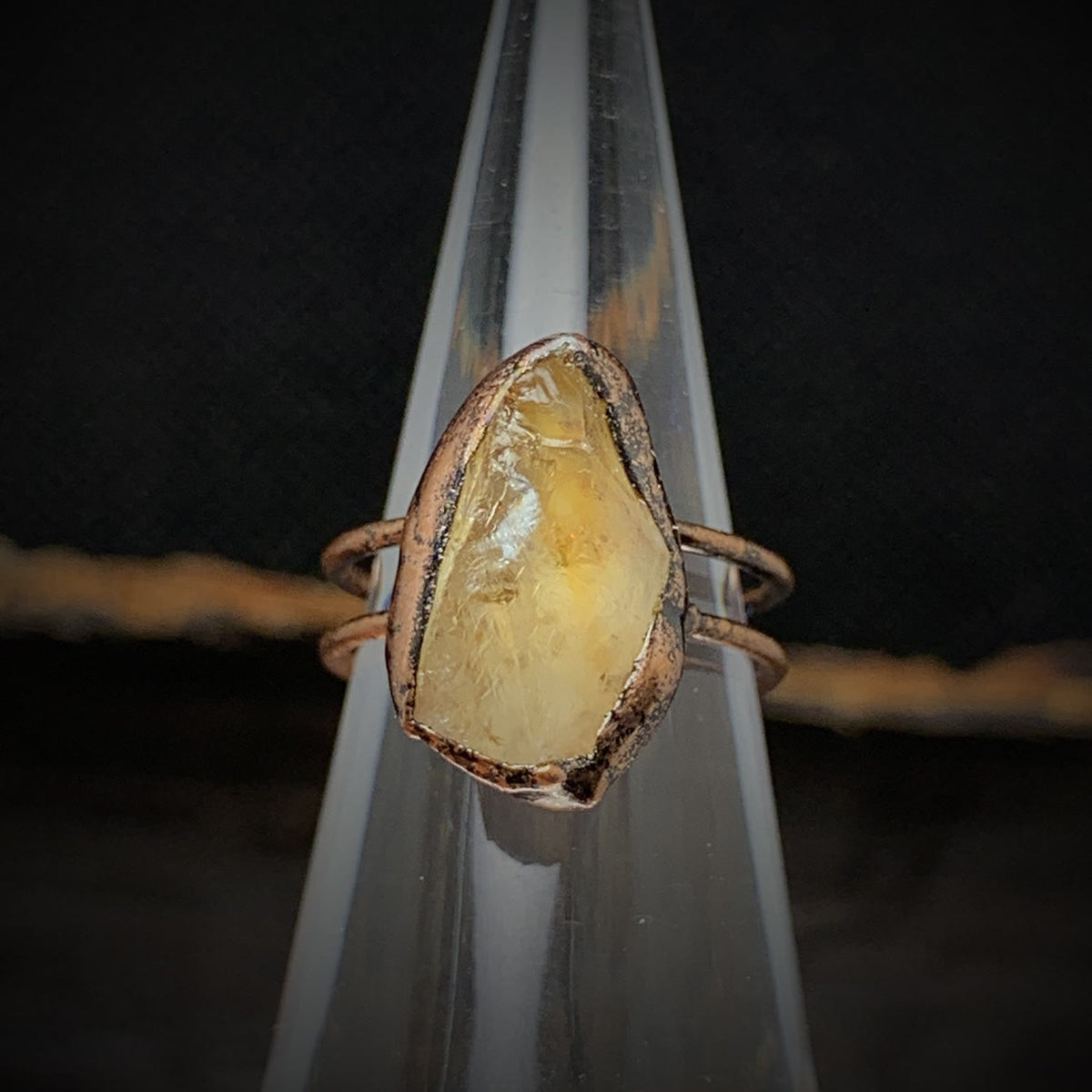 Cadria - Natural Raw Birthstone Ring