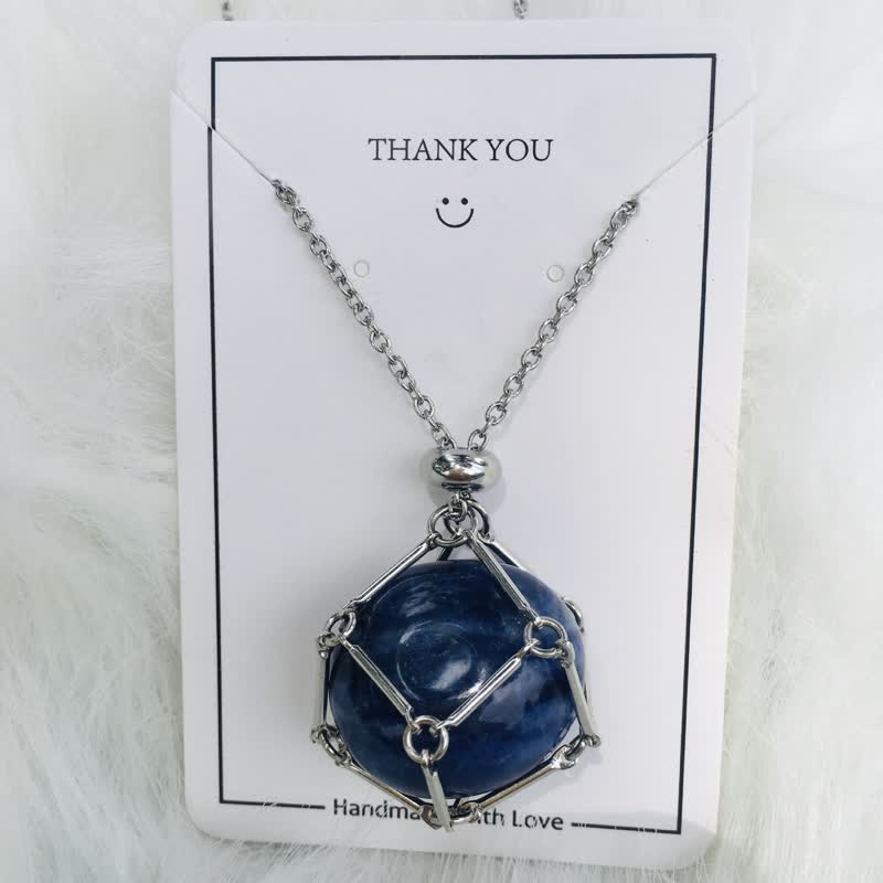 Iris - Elegant Natural Crystal Necklace