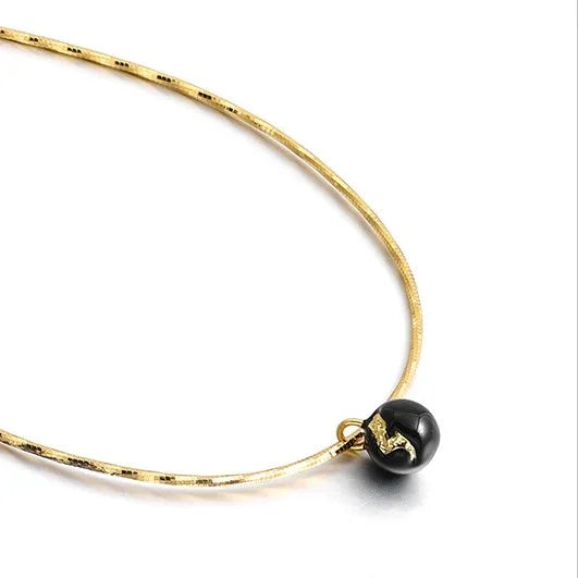 Iris Necklace - Vintage Gold-Dipped Statement Necklace