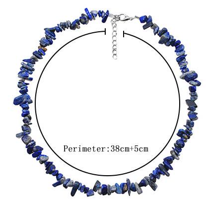 Welvora - Elegant Polished Crystal Necklace