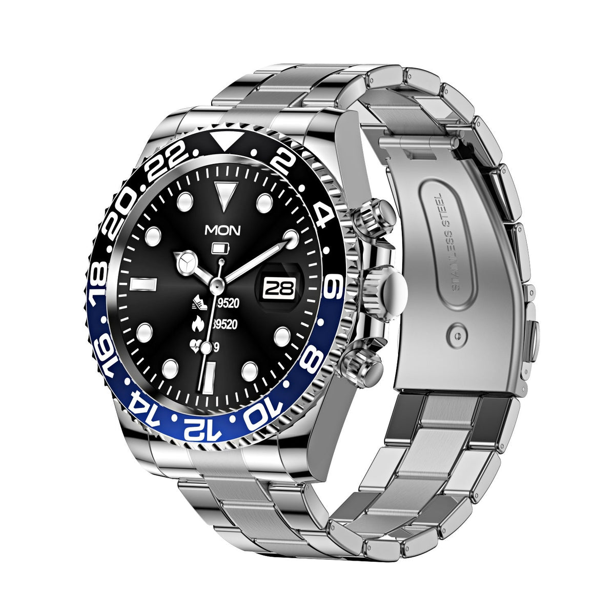 PowerTech Smartwatch - Stylish Health Monitor for an Active Lifestyle