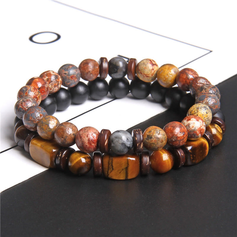 Naya Collection - African Turquoise & Tiger Eye Bracelet
