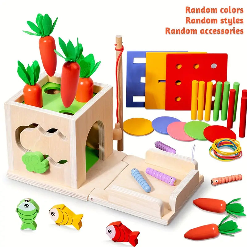 Glenrose - Wooden Sensory 8-in-1 Play Set