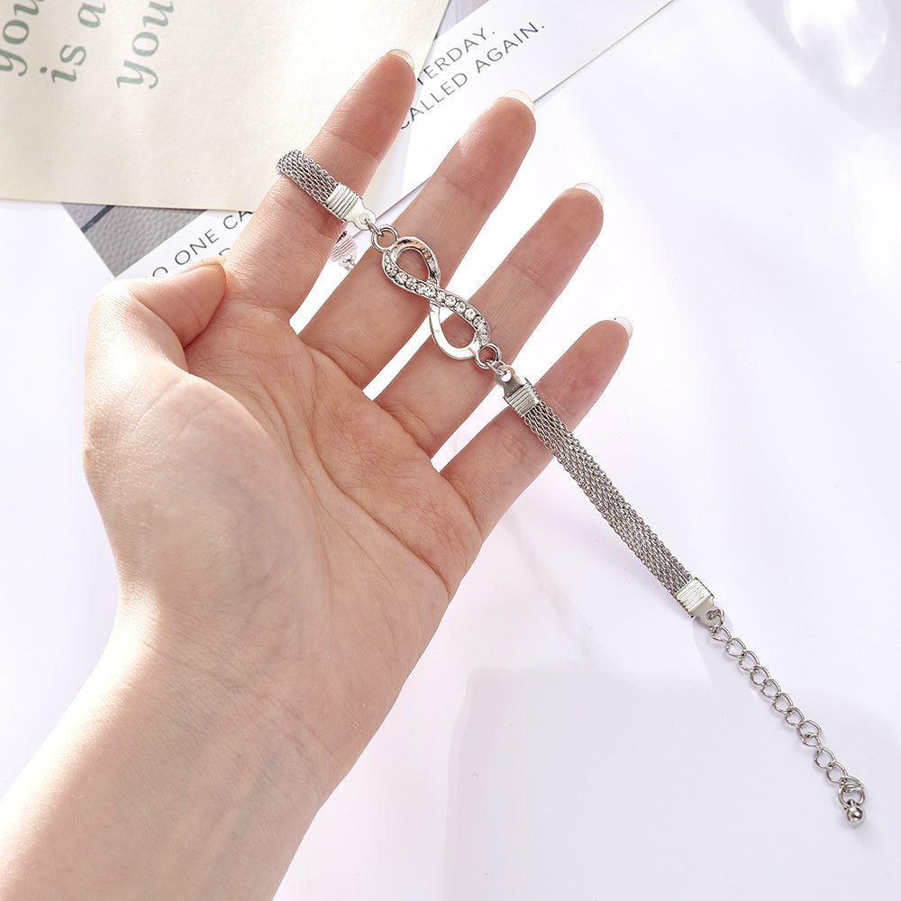 Obrelle - Chic Infinity Bracelet for Timeless Elegance
