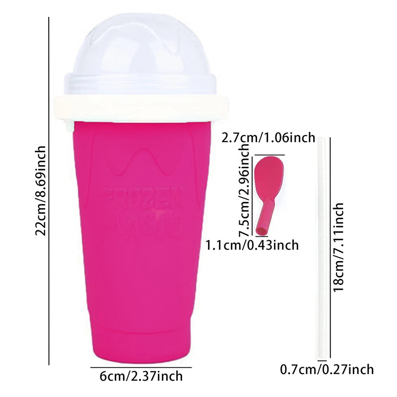 FrostySip Chill Cup - Squeeze Cup That Keeps Your Drinks Ice Cold
