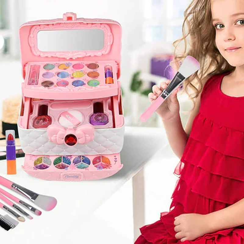 LittleGlam Set - Washable Makeup Kit for Kids