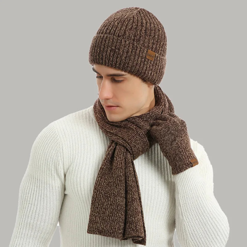 ArcticStyle - Trendy Winter Set with Hat and Gloves