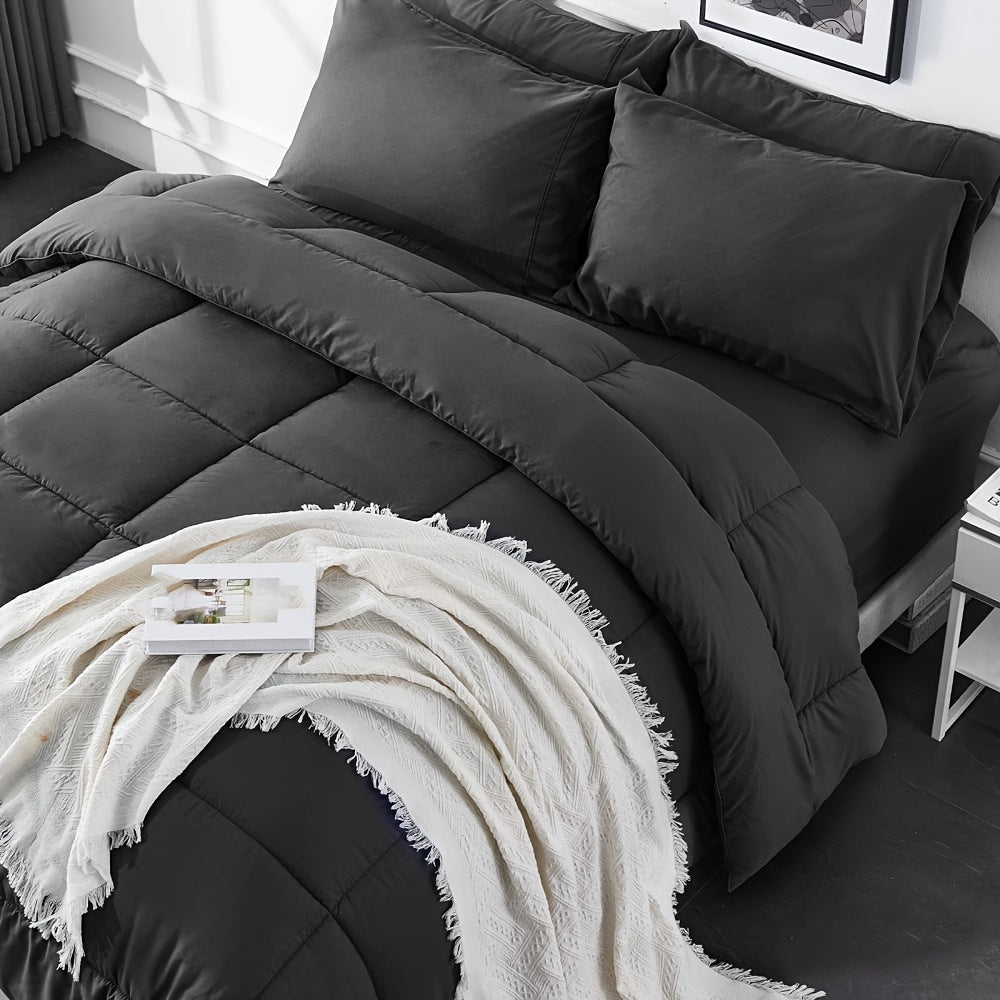 Hirlend - Soft 3-Piece Comforter Bedding Set