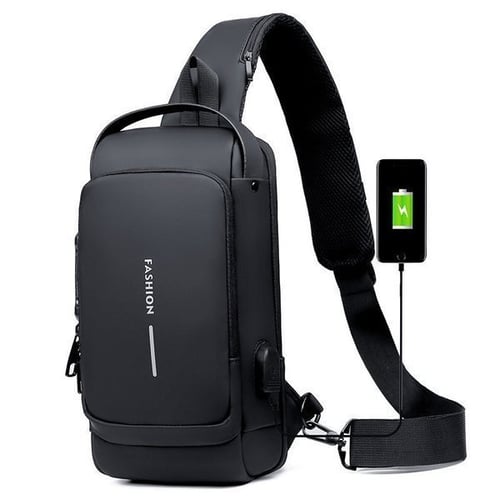Fortalis - Anti-Theft Crossbody Bag with USB Charging Port