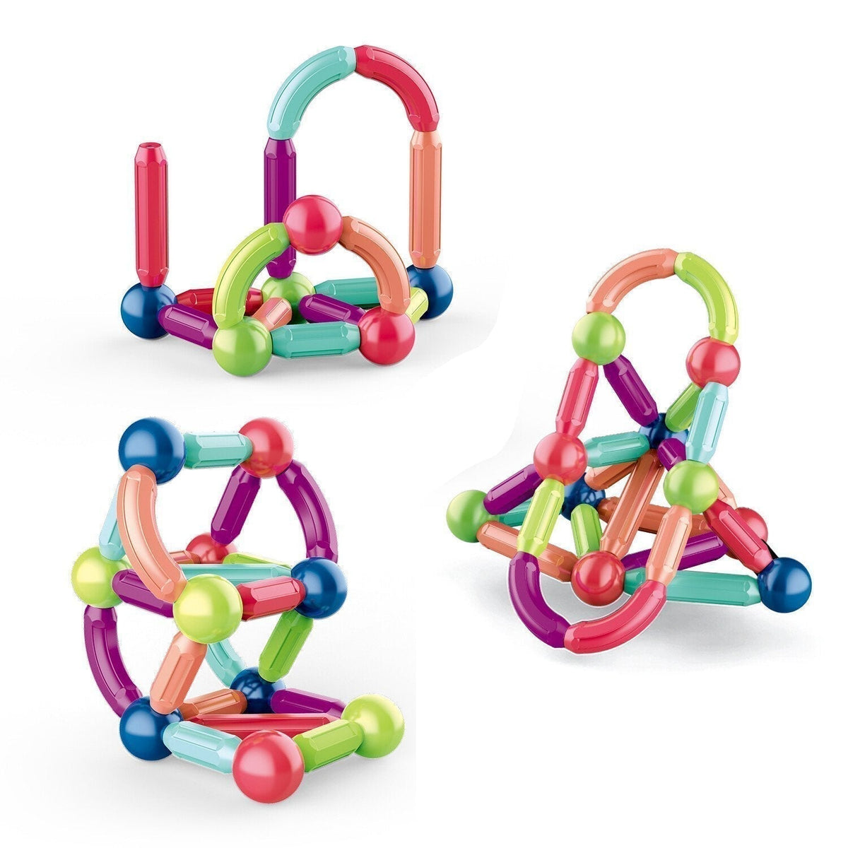 MagicBlocks Toy - Magnetic Building Blocks with Storage Box