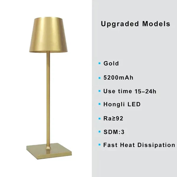 LumiNova - Adjustable Aluminum Table Lamp for the Home