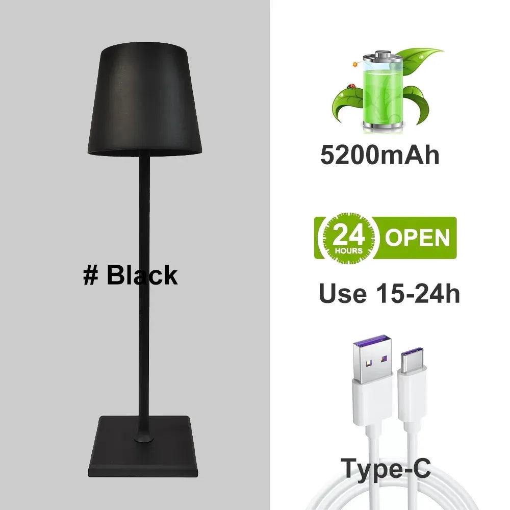 LumiNova - Adjustable Aluminum Table Lamp for the Home