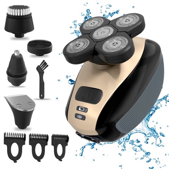 CrUndra - Rechargeable 5-in-1 Grooming And Trimming Shaver
