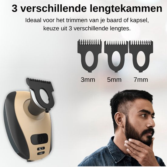 CrUndra - Rechargeable 5-in-1 Grooming And Trimming Shaver