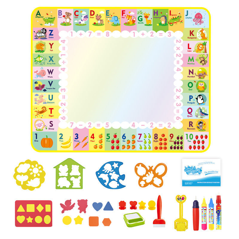 WatercolorMaster Kids - Mess-Free Watercolor Painting Mat Set
