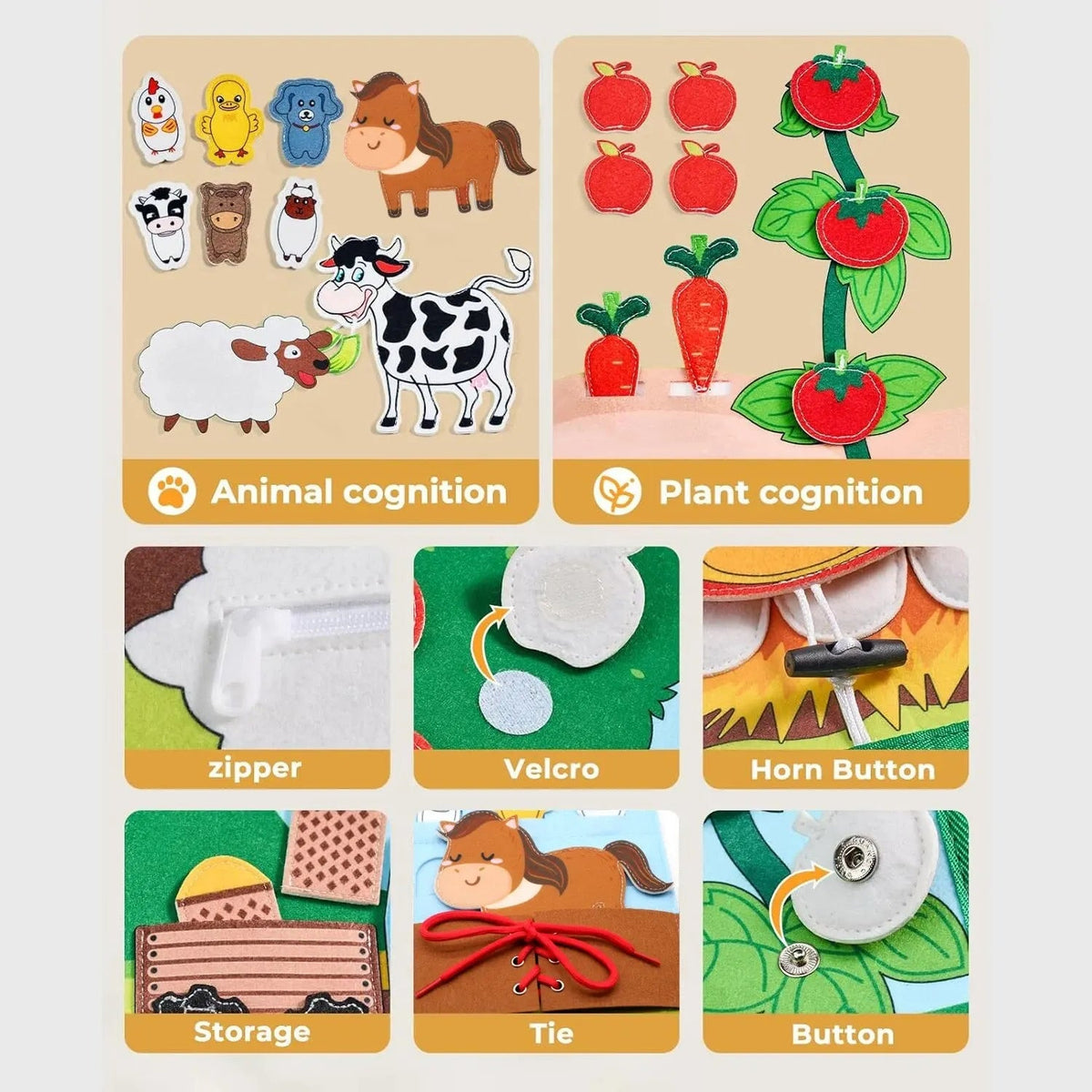 Kudrenne - Interactive Learning Book for Toddlers
