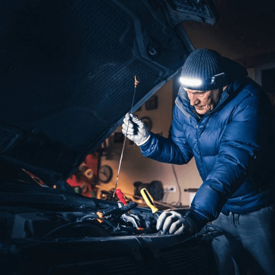 Lynkor - Motion-Sensor LED Headlamp for Hands-Free Lighting