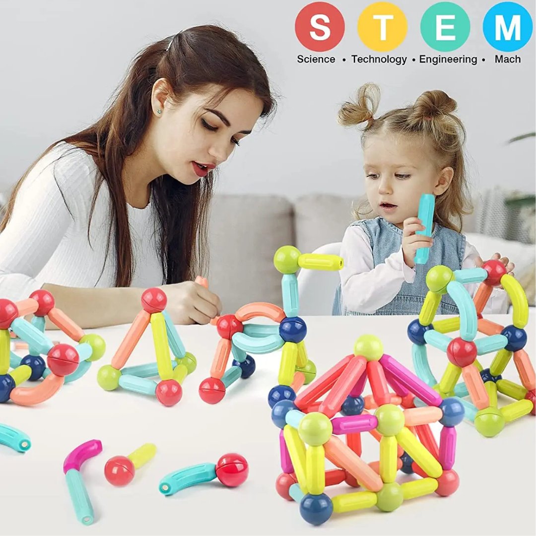 Magneo Blocks - Magnetic Building Set for Kids