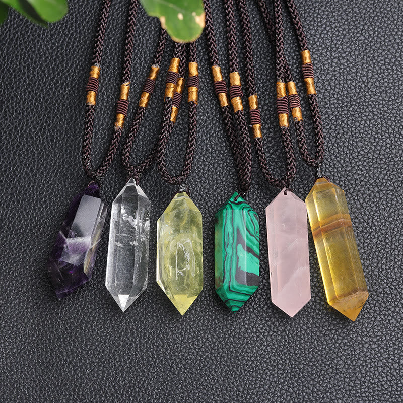 Faelara - Amethyst Healing Crystal Necklace