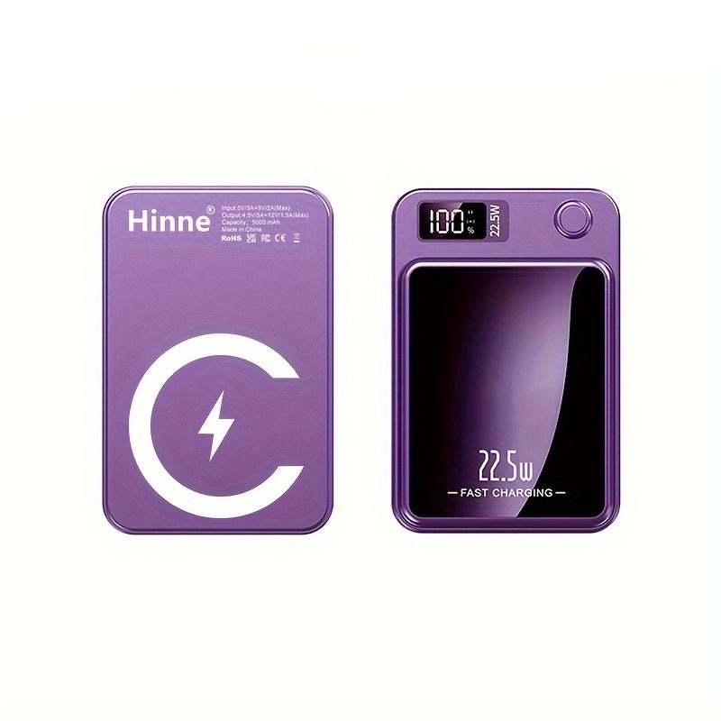 PowerMag - Compact Magnetic Power Bank for Ultra-Fast Charging