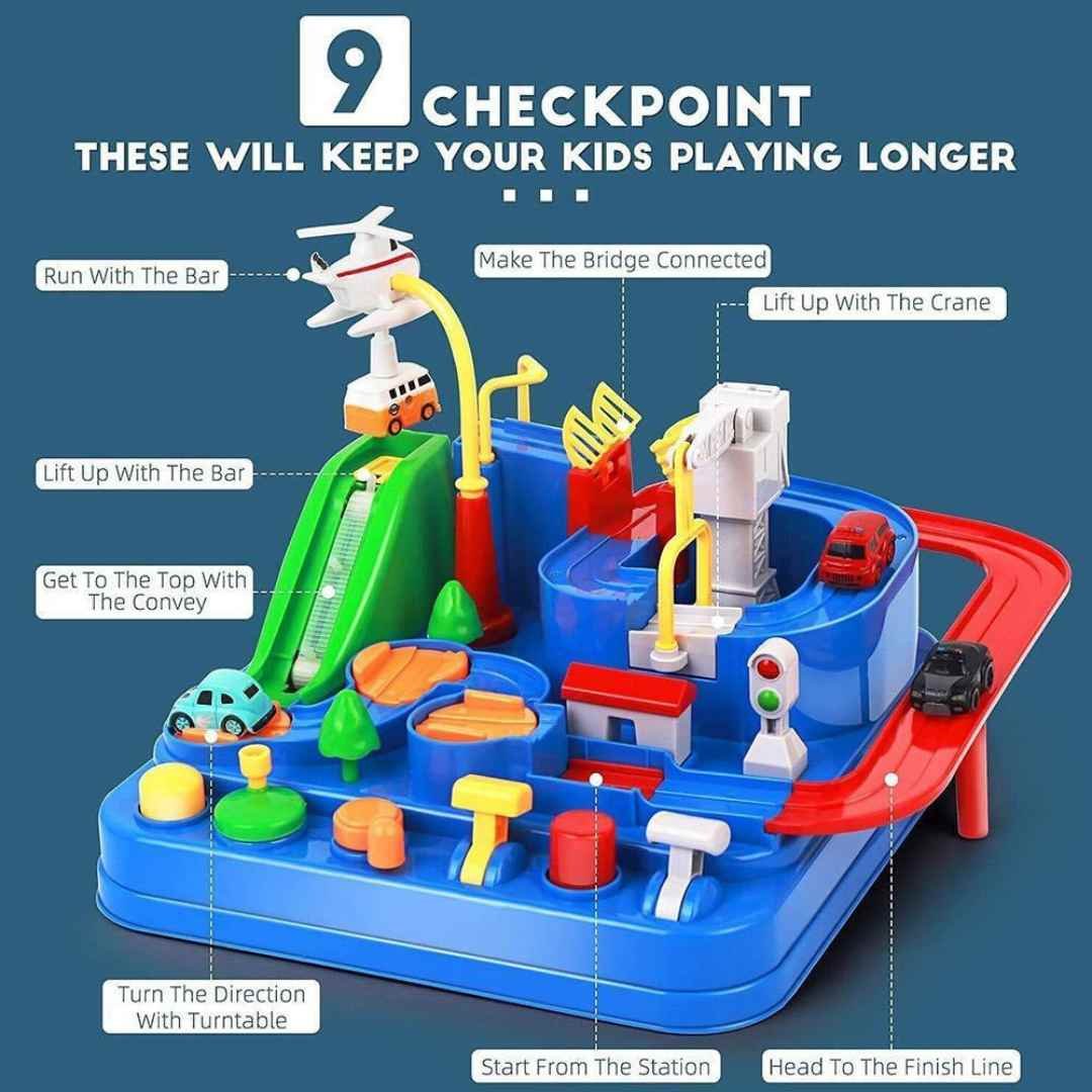 RescueTrack Adventure Set - Educational Toddler Learning Toy