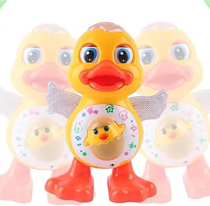 DiscoDuck - Dancing LED Light-Up Duck Toy for Kids