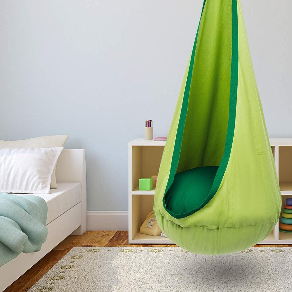 HangingJoy - Indoor Outdoor Kids Hammock Swing